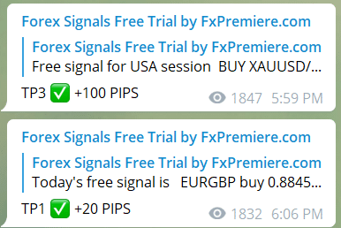 FX Premiere Real Account Trading Results