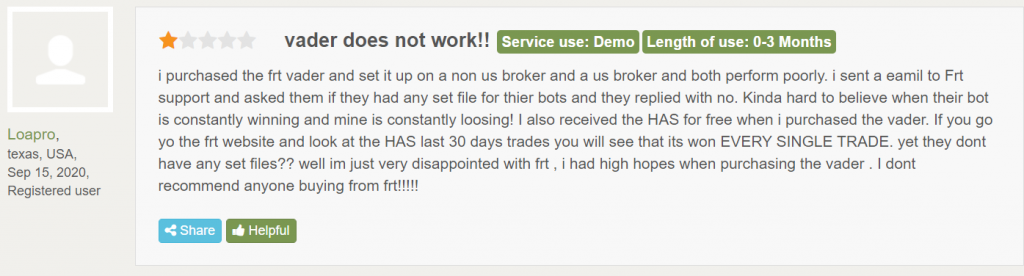 Odin Forex Robot Customer Reviews