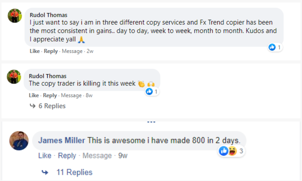 FXTrends Customer Reviews