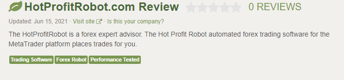 Hot Profit Robot Customer Reviews