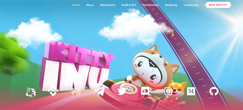 The Kitty Inu website.