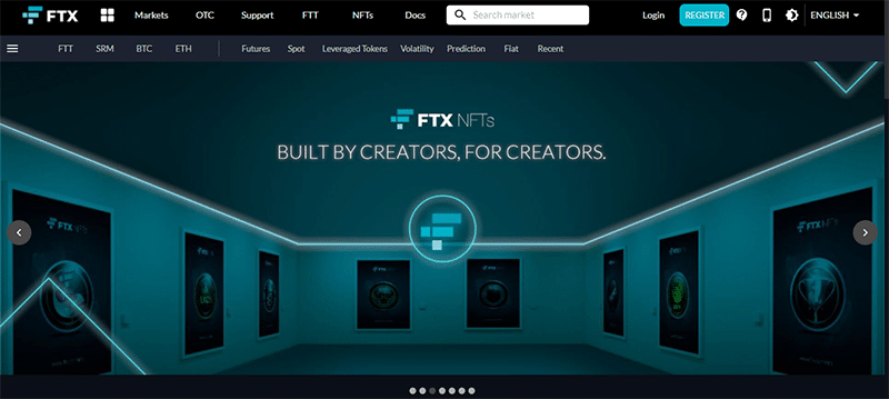 The FTX platform.