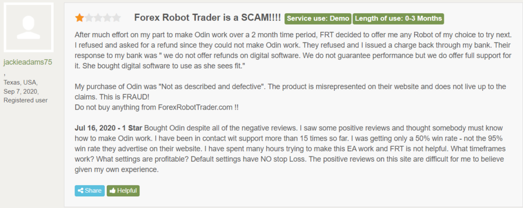 Trader review on Forex Peace Army. 