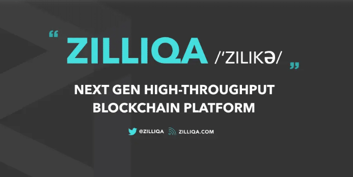 Chart introducing Zilliqa blockchain