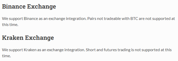 Exchange trading policy.