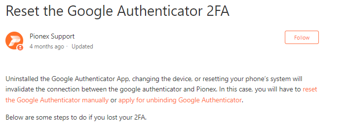 2FA authentication.